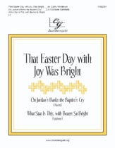 That Easter Day with Joy Was Bright Handbell sheet music cover